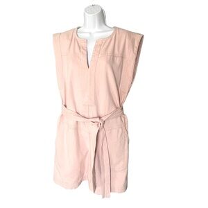 NWT Women’s Banana Republic Light Pink Denim Dress w/belt & pockets - Medium